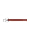 Yu Mei Logo-debossed Leather Keyring In Red