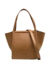 Yu Mei Milly Trapeze Crossbody Bag In Brown