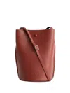 Yu Mei Phoebe Bucket Bag In Red