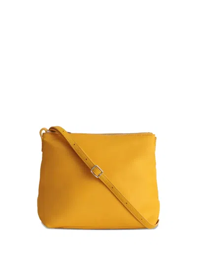 Yu Mei Small Utility Braidy Cross Body Bag In Yellow