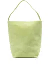Yu Mei Teresa Suede Tote Bag In Green