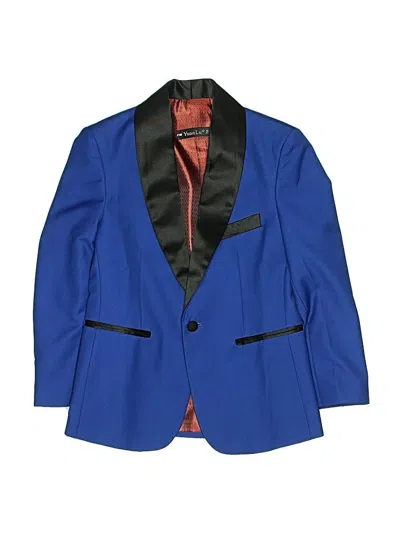 Pre-owned Yuanlu Kids' Blazer Jacket In Blue