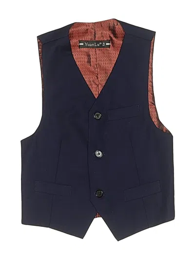 Pre-owned Yuanlu Kids' Vest In Blue