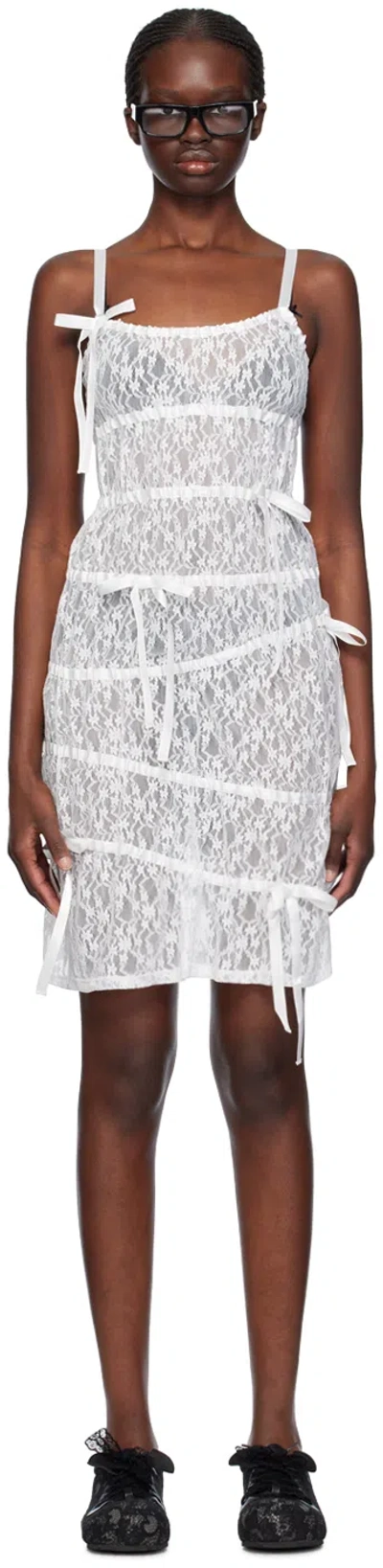 Yuhan Wang Ssense Exclusive White Midi Dress