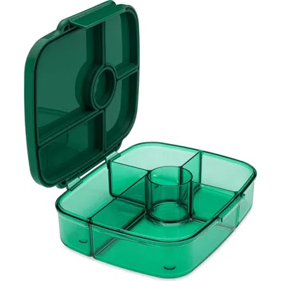 Yumbox Go Leakproof Bento Lunch Box 5-compartment Deep Tray In Green