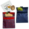 Yumbox Reusable Sandwich Bags Insulated, Washable, Eco-friendly Fabric Pouches For Snacks, Wraps & L