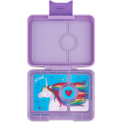 Yumbox Snack Leakproof Bento Box In Purple