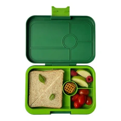 Yumbox Tapas Sandwich-friendly Leakproof Bento Box In Green