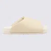 Yume Yume Beige Faux Leather Finn Sider Sandals In Multicolor
