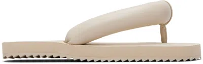 Yume Yume Beige Suki Flip-flops In Neutral