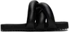 Yume Yume Black Tyre Sandals In Black