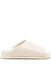 Yume Yume Finn Leather Slides In Neutrals