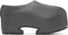 Yume Yume Gray Platform Clogs In Graphite