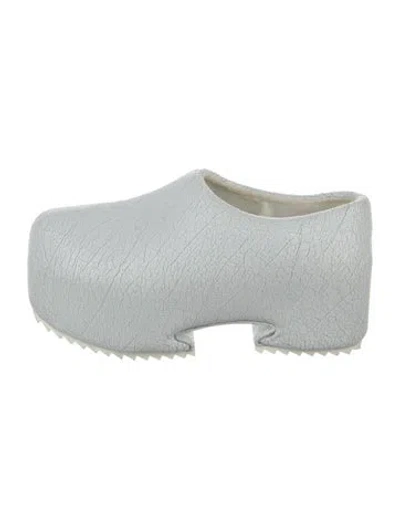 Pre-owned Yume Yume Leather Mules In White