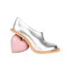Yume Yume Vegan Leather Mini Love Pumps With Statement Heel 11 Cm In Rosa