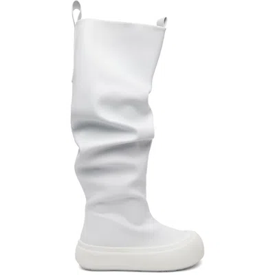 Yume Yume Off-white Fisherman Chelsea Boots