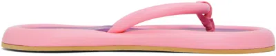 Yume Yume Pink Eight Flip Flops In Gum / Iris