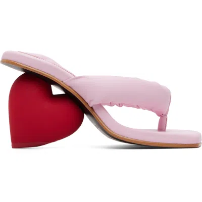 Yume Yume Pink Love Mule Heeled Sandals
