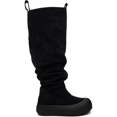 Yume Yume Ssense Exclusive Black Fisherman Tall Boots