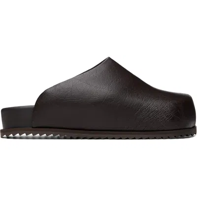 Yume Yume Ssense Exclusive Brown Truck Slide Slip-on Loafers In Cracked Coffee