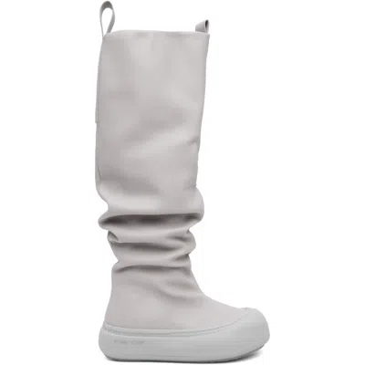 Yume Yume Ssense Exclusive Gray Fisherman Tall Boots