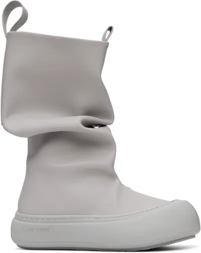 Yume Yume Ssense Exclusive Gray Low Fisherman Boots In Multi
