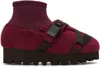 Yume Yume Ssense Exclusive Red Camp Boots In 19-1535 Tcx Burgundy