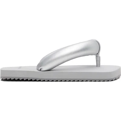 Yume Yume Ssense Exclusive Silver Suki Flip-flops