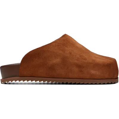 Yume Yume Ssense Exclusive Tan Truck Slide Slip-on Loafers In Brown Suede