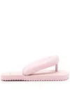 Yume Yume Suki Padded Flip Flops In Pink
