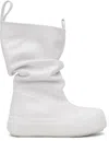 Yume Yume White Low Fisherman Boots In White