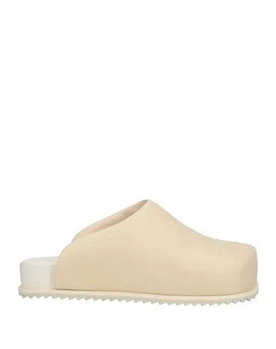 Yume Yume Woman Mules & Clogs Beige Size 6 Textile Fibers In Neutral