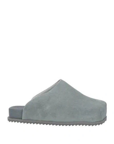 Yume Yume Woman Mules & Clogs Grey Size 10 Textile Fibers In Grey
