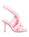 Yume Yume Circular Heel 110mm Mules In Pink