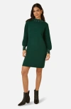 Yumi Bead Detail Knitted Sweater Dress In Green