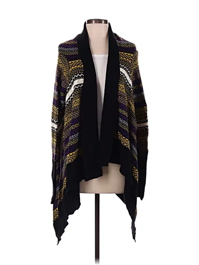 Pre-owned Yumi Cardigan Sweater In Purple