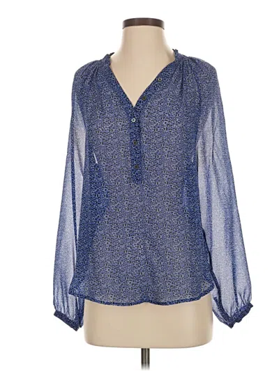 Pre-owned Yumi Kim 3/4 Sleeve Blouse In Blue