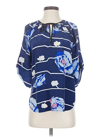 Pre-owned Yumi Kim 3/4 Sleeve Blouse In Blue