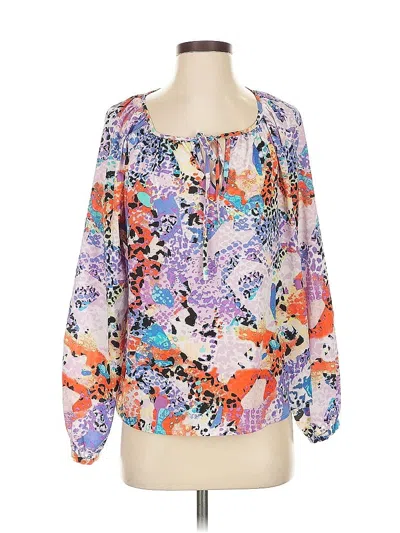 Pre-owned Yumi Kim 3/4 Sleeve Blouse In Purple