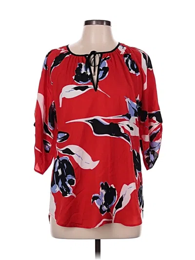 Pre-owned Yumi Kim 3/4 Sleeve Blouse In Red
