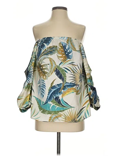 Pre-owned Yumi Kim 3/4 Sleeve Blouse In Teal
