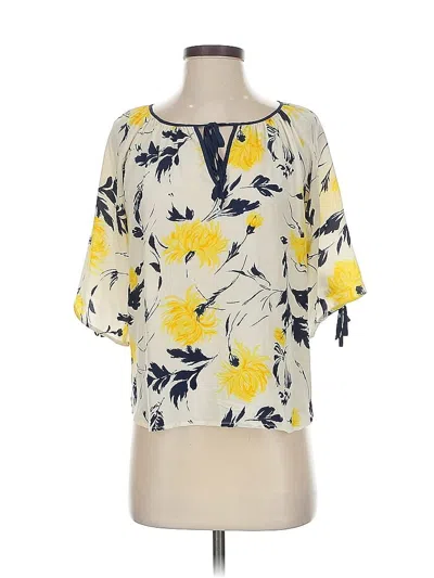 Pre-owned Yumi Kim 3/4 Sleeve Blouse In Yellow