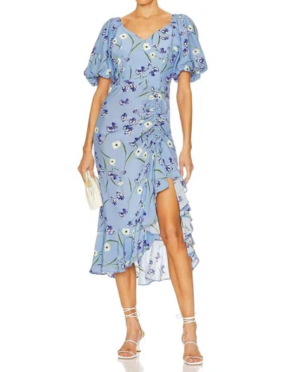 Yumi Kim Lenora Midi Dress In Meadow Mist Blue