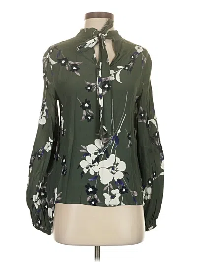 Pre-owned Yumi Kim Long Sleeve Blouse In Green