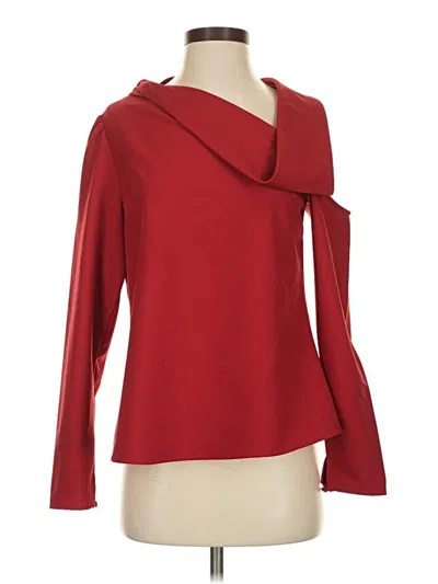 Pre-owned Yumi Kim Long Sleeve Blouse In Red