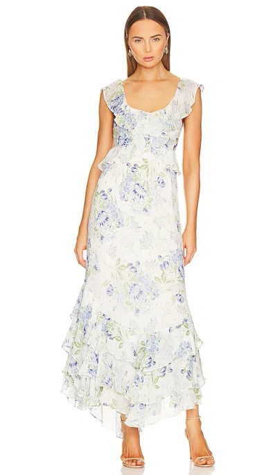 Yumi Kim Marzena Midi Dress In Ivory