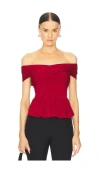Yumi Kim Maya Top In Burgundy