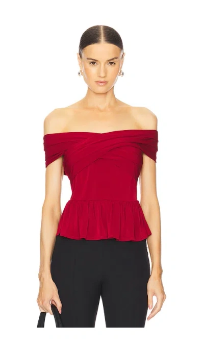 Yumi Kim Maya Top In Burgundy