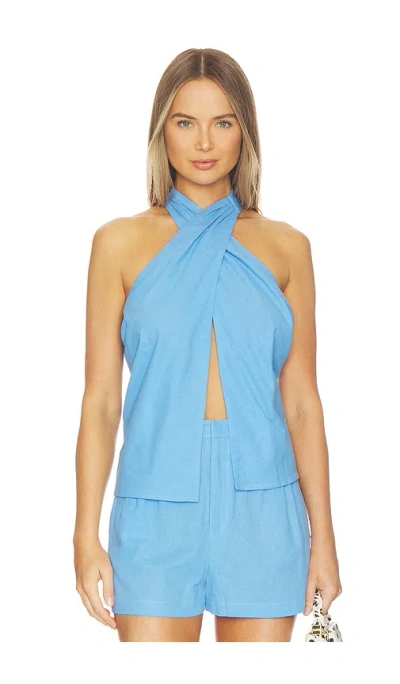 Yumi Kim Nikki Top In Blue
