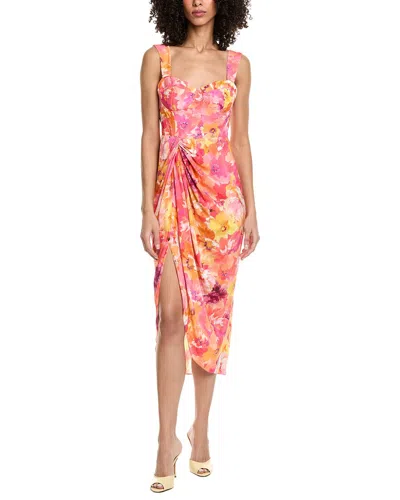 Yumi Kim Rica Midi Dress In Pink